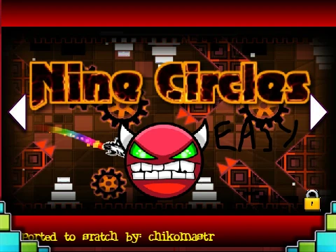 Play Geometry Dash easy Circles beginner-friendly rhythm level online free