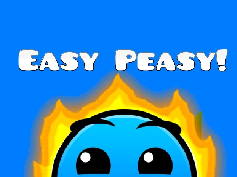 Geometry Dash Easy Peasy simple gameplay screenshot