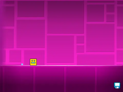 Geometry Dash Echo of Shadows Game Logo - Dark Themed Challenges