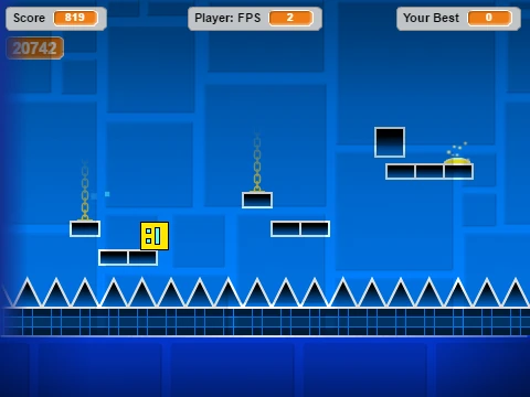 Geometry Dash Epic Version Part 3 remix with enhanced visuals