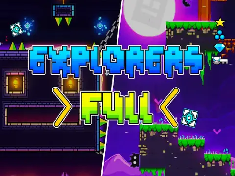 Play Geometry Dash Explorers Fan Made Not 2.2 online for free