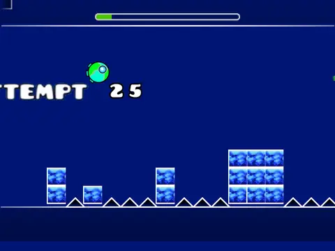 Play Geometry Dash Explorers Medium Demon online free