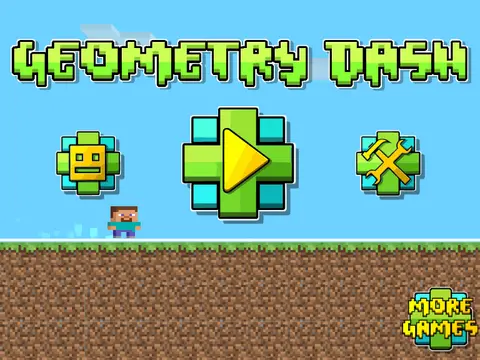 Geometry Dash Extreme Demon Minecraft Edition Game Cover