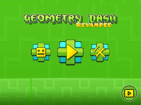 Geometry Dash Extreme Demon Remix V2 Game Logo
