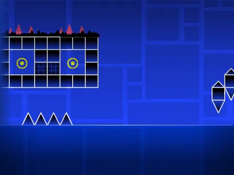 Geometry Dash Extreme Demon V6 advanced gameplay