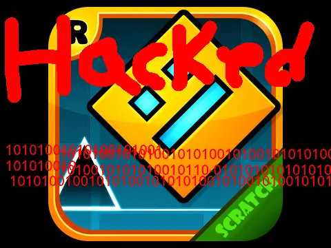Geometry Dash Finger Dash Hacked Logo Cover