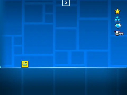 Geometry Dash Fingerdash v2 showing ship mode flight, level editor tools, and spike avoidance gameplay