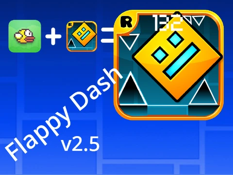Geometry Dash Flappy Edition v2.5 Mega Mode gameplay