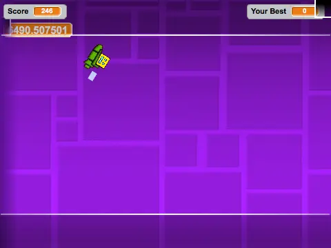 Geometry Dash Flying Practice Game Cover