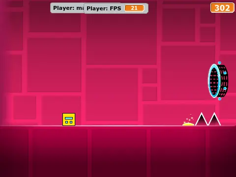 Geometry Dash Flying Test game cover