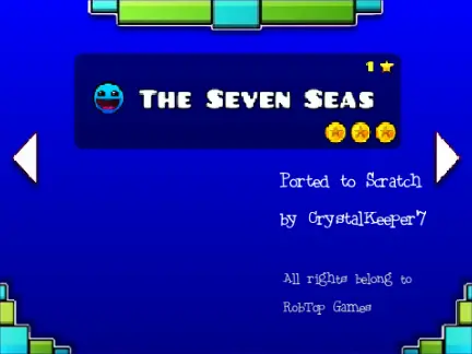Geometry Dash Geode Dimension crystal level gameplay