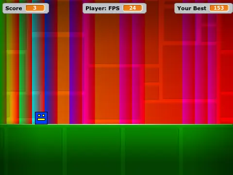 Geometry Dash Hacked V3 Scratch Game Cover