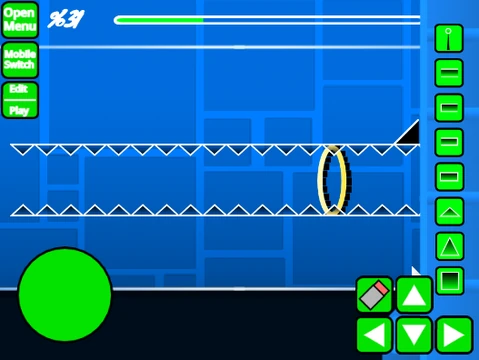 Play Geometry Dash hard wave full intense wave challenge online