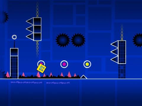 Play Geometry Dash Harder Levels with adjustable quality settings