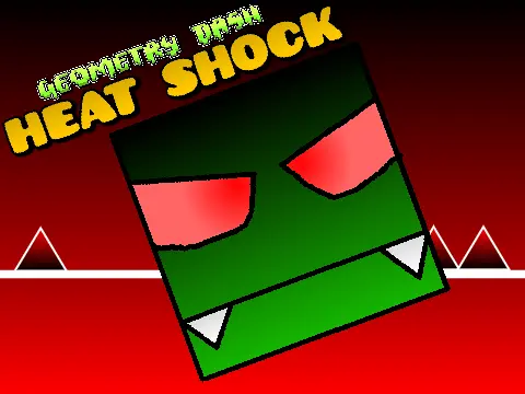 Geometry Dash Heat Shock 100 Followers Special Game Logo