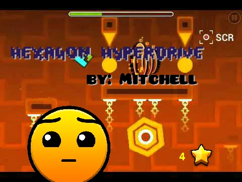 Play Geometry Dash Hexagon Hyperdrive by Mitchell online at Gosprunki