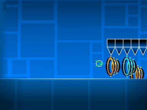 Geometry Dash hold on challenge gameplay