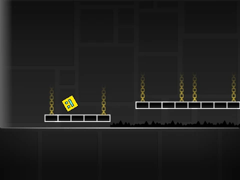 Geometry Dash Illusion gameplay screenshot with visual effects