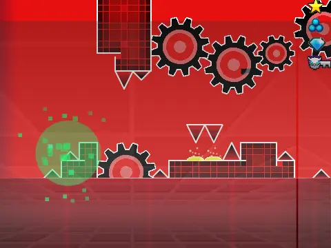 Play Geometry Dash Impossible Circles online