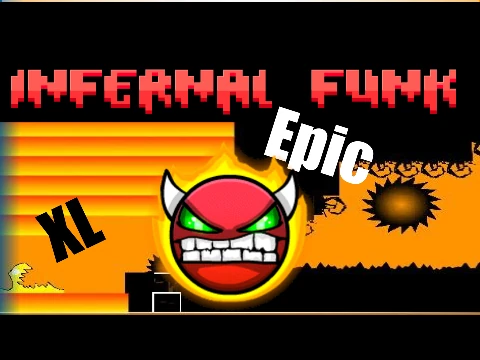Play the funky Geometry Dash Infernal Funk rhythm game online