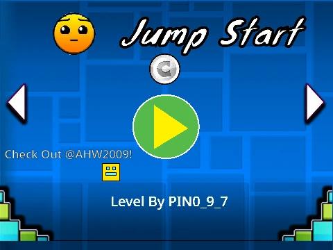 Geometry Dash Jump Start gameplay