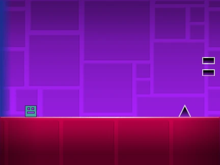 Play Geometry Dash just hold, the level with a unique hold mechanic