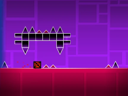 Play Geometry Dash Just Keep on Jumping Meltdown endless mode