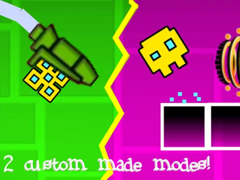 Geometry Dash Levels 7-8 V2 Game Logo