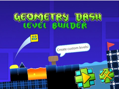 Use Geometry Dash Level Builder to create and play custom levels online