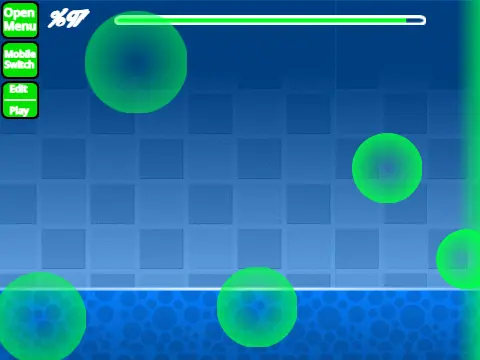 Logo for Geometry Dash Level Editor 2.0 Remix game