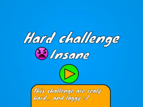 Geometry Dash Hard Challenge and Level Creator Logo
