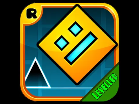 Geometry Dash Levelled Logo