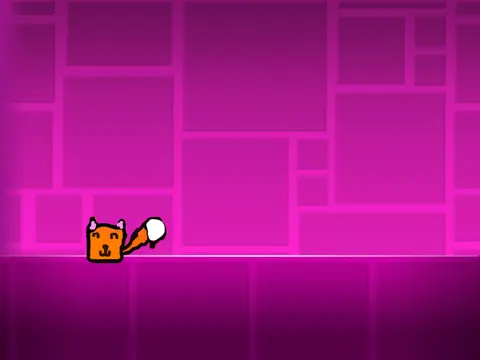 Geometry Dash Lite rhythm platformer game logo