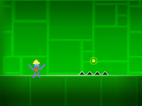 Geometry Dash Lite online free rhythm platformer with music synchronization