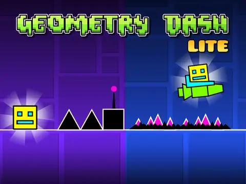 Geometry Dash Lite platform game visual