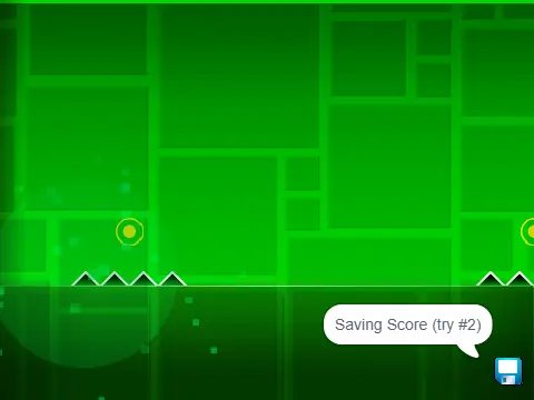 Geometry Dash Lite game cover showing cube character and geometric obstacles