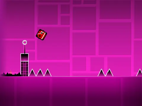 Geometry Dash Lite rhythm platformer with music synchronization