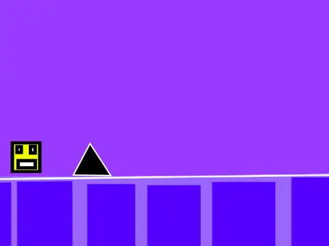 Geometry Dash Lite Scratch programming version with educational geometric game design