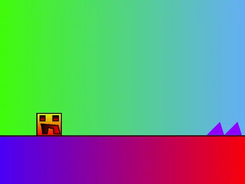 Geometry Dash Lite Pleased to Be Remixed showing community-designed obstacle courses