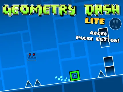 Geometry Dash Lite Scratch Edition gameplay with custom elements and modifications