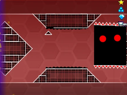 Screenshot of Geometry Dash Lost Blast Processing level