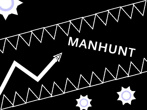 Geometry Dash Manhunt v1.2 gameplay