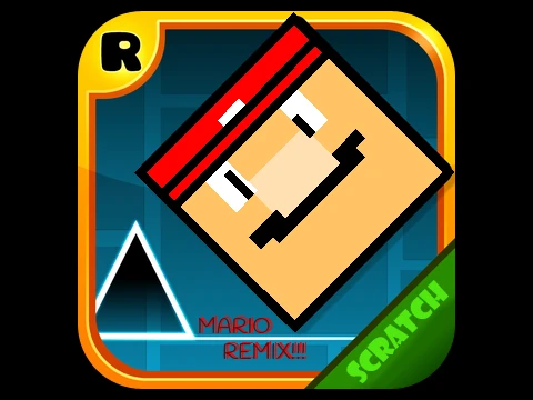 Play Geometry Dash Mario Remix crossover online free