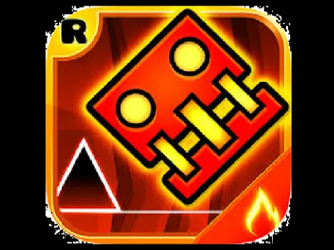 Geometry Dash Meltdown v1.5 gameplay with melting obstacles