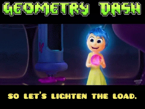 Play Geometry Dash Meme funny fan game online free