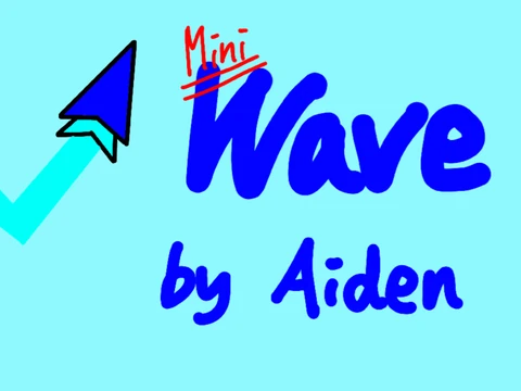 Geometry Dash Mini Wave challenge gameplay logo