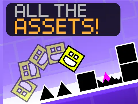Geometry Dash Music and Assets Logo Cover