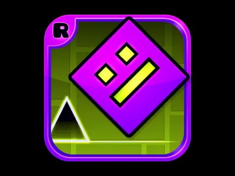 Geometry Dash Music Player interface showing level selection
