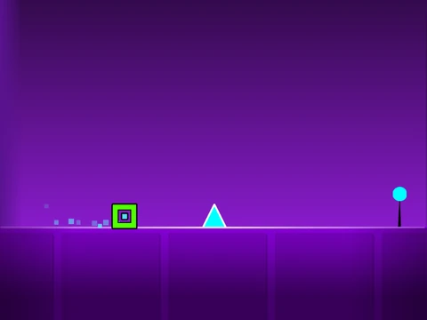 Play Geometry Dash No Music silent version online