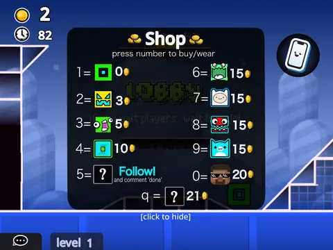 Geometry Dash Online 4th rhythm platformer game cover